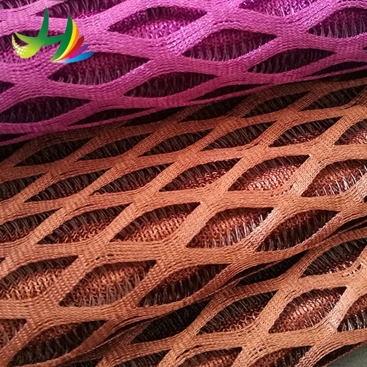 Knitted Polyester 75D Jacquard Breathable Car Seat Cushion Recycled 3D Air Mesh Fabrics