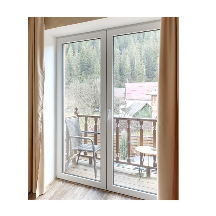 Customizable european Standard Double panels swing style aluminum doors casement hinged aluminum interior/exterior doors