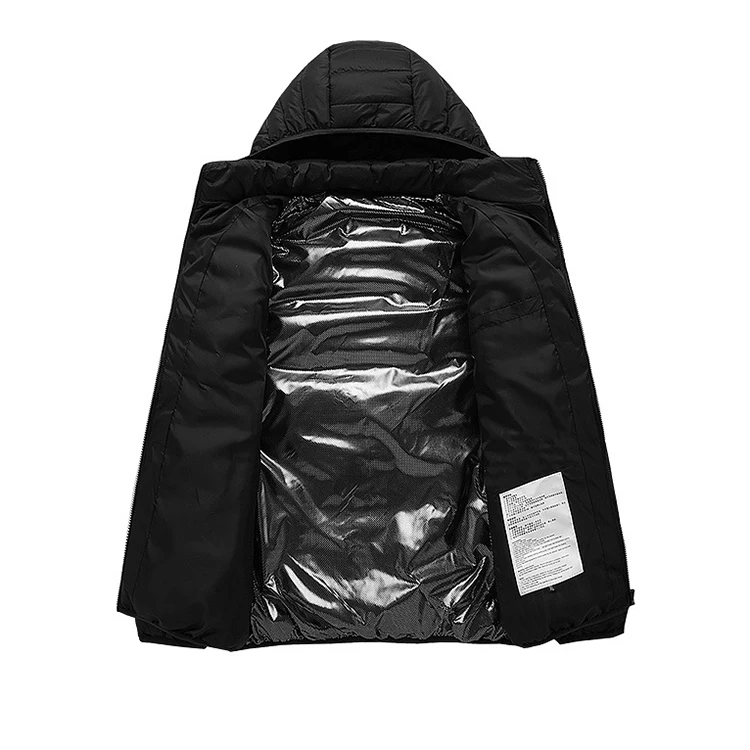 3 File Temperature Control Winter Warm Coat Waterproof Hunting Outdoor Jacket Polyamide Heated Jacket