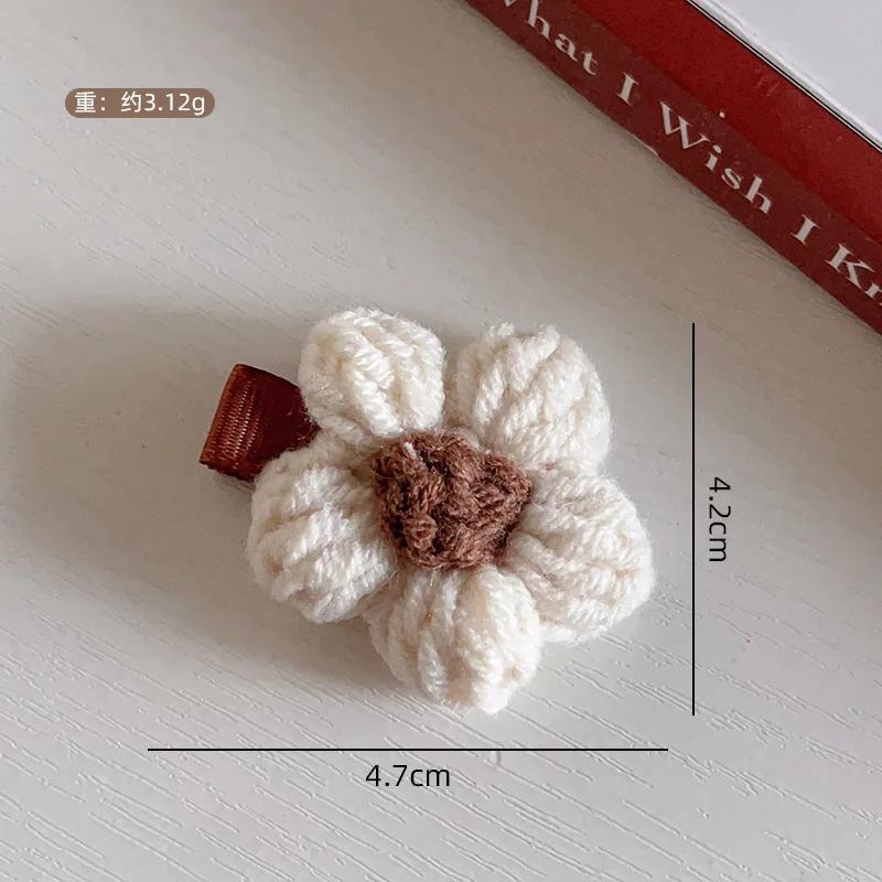 Crochet Flower Toys Knitted Plant Fruit Vegetable Flower Cartoon Plush Toys Thread Hook Doll Pendant Knit Handmade Ornament Toy