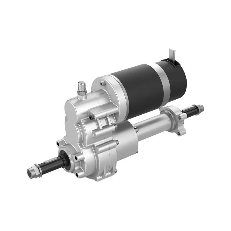 250W DC Electric Motor Differential Permanent Magnet with 24V Brush for Rear Axle for Electric Trolley Made Steel Aluminium