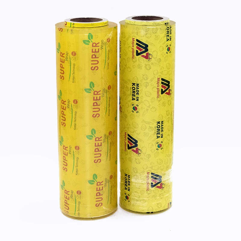 Factory Customized Food Grade PVC Cling Film Jumbo Roll Plastic Wrap for Food Premium Quality