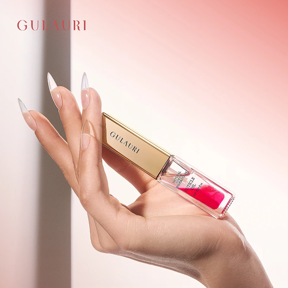 GULAURI Cuticle Revitalizer Oil Private Label Peach Flavor Nail Care Mental Harmless Nail Cuticle Oil