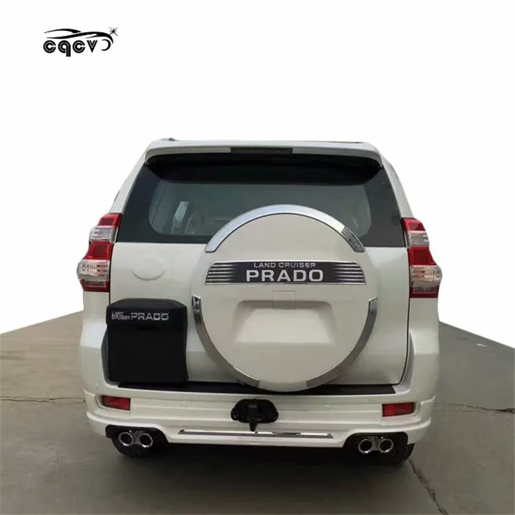 WD стиль пластик Материал корпуса комплект для toyota prado переднего бампера и заднего forToyota land cruiser 10-17 подтяжки