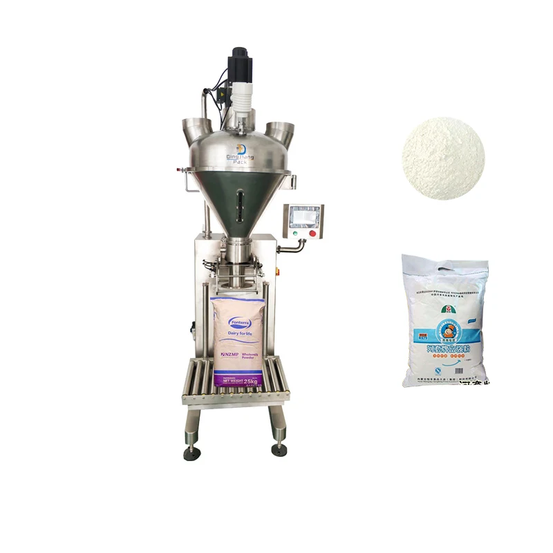 Semi Automatic Maize Powder 10 25 50kg Filling Bag Packing Package
