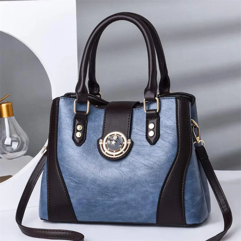 Luxury Leather Bag Designer Luxury Handbags For Women 2024 New Fashion Luxury Large Capacity Handheld One Shoulder Crossbody Bag