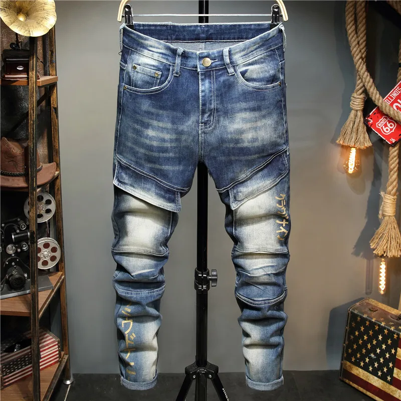 China Factory High Quality Cheap Men Jeans Wholesale Black Slim Fit Washed Custom Jeans For Men