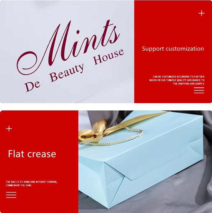High Quality Custom Logo Printed Art Paper Gift Bags Craft Paper Bag Paper Shopping Bag