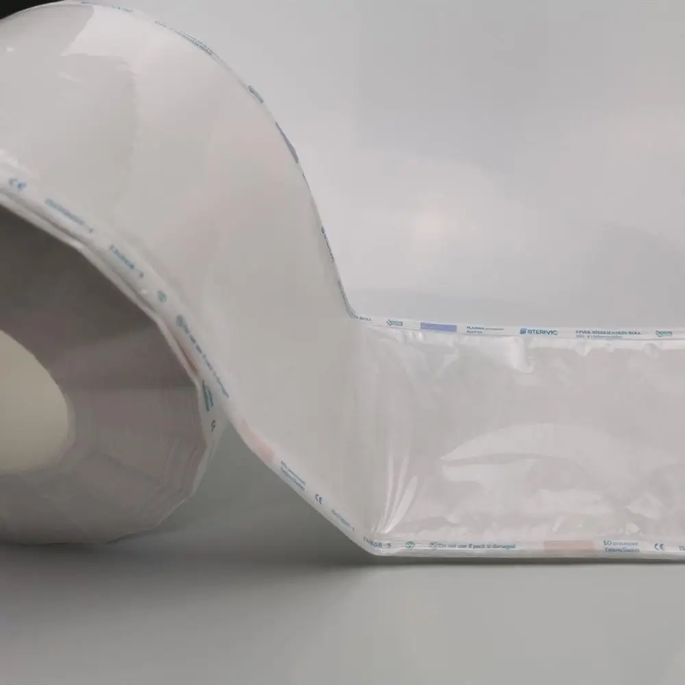 Tyvek disposable Sterilization Pouch Rolls/reels with sterilization indicator