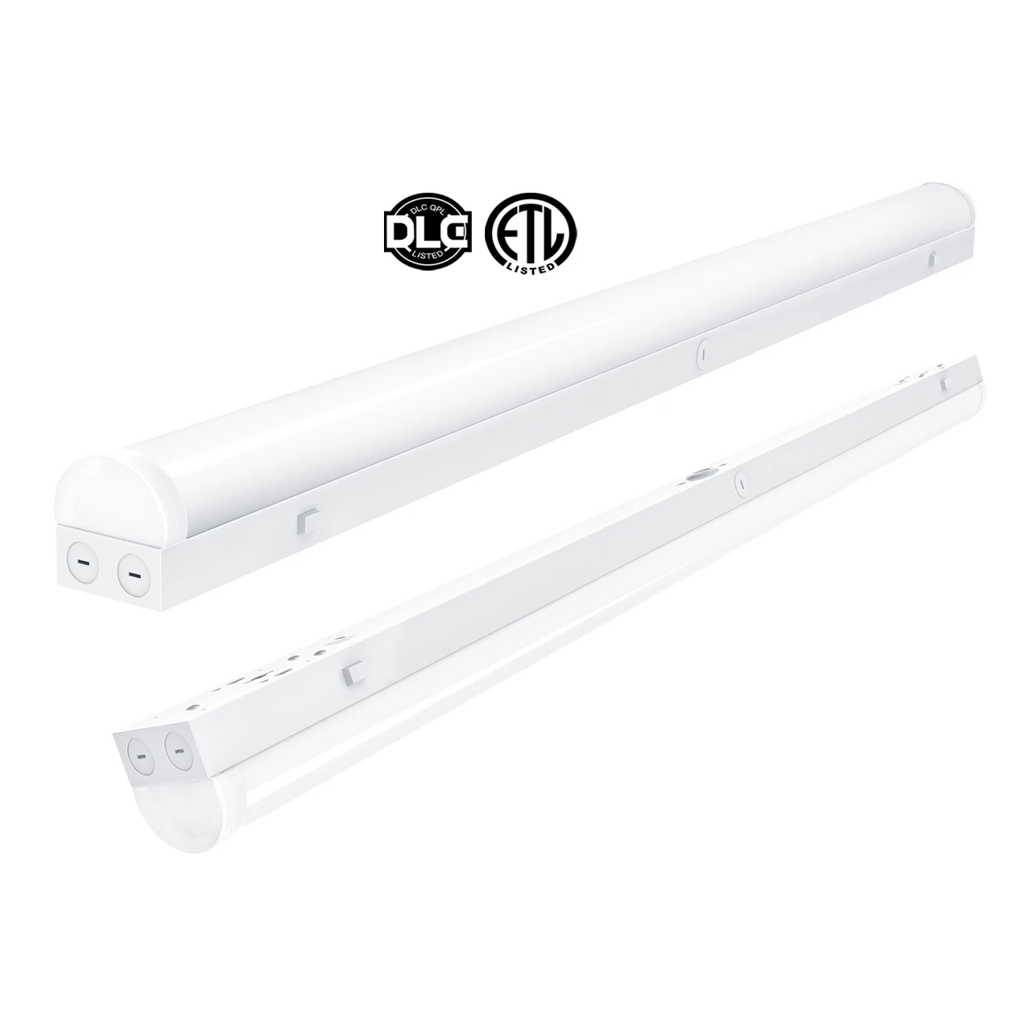 LED Batten Lights Industrial Linkable Aluminum 4Ft 8Ft Led Linear Batten Shop Lighting Integrated LED Tube Light with UL DLC ETL