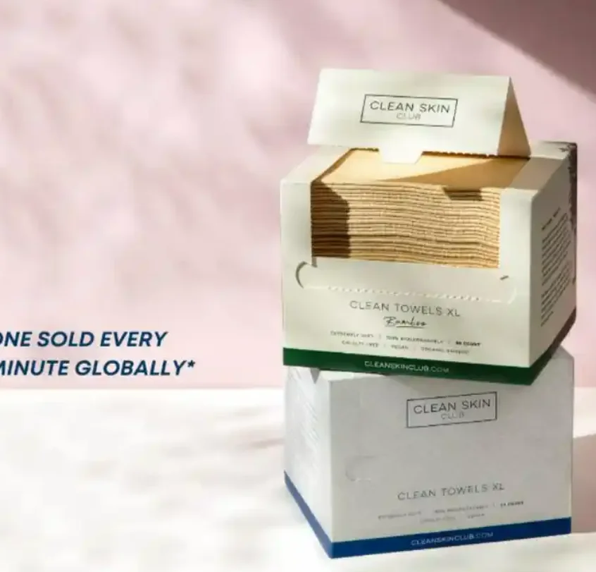 Clean Skin Towels XL manufacturer factory Bamboo Biodegradable Disposable Face Towel Clean Skin Club bamboo disposable towel