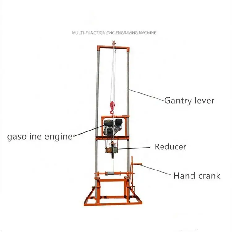 Portable Hydraulic 100 M Hdd Water Well Drilling Rig Machine