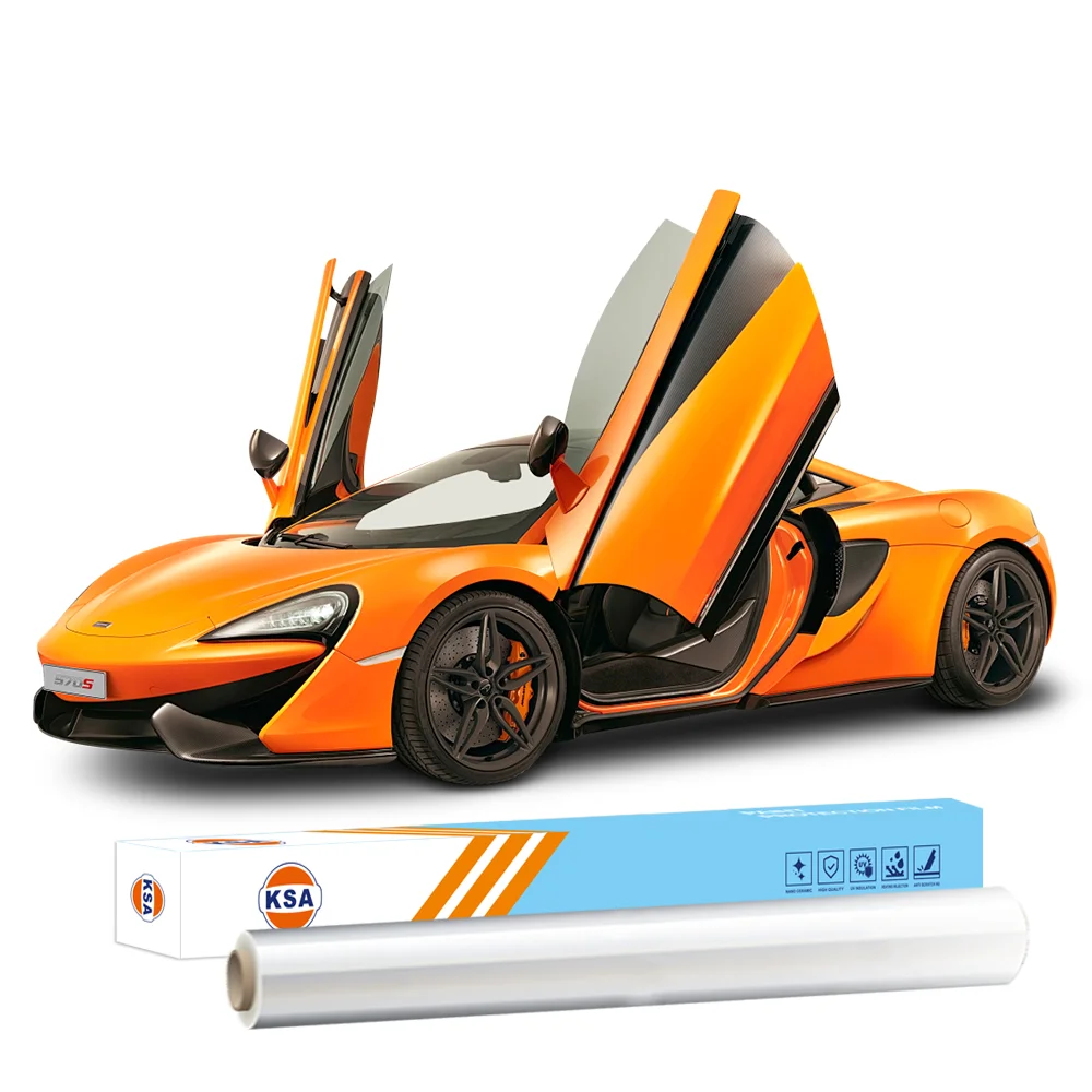 KSA car TPUPPF transparent invisible car cover film full car paint protection film invisible anti-scratch