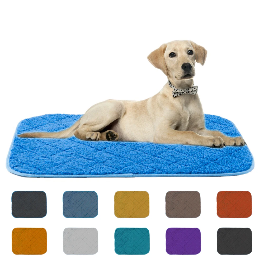 Абсорбирующие моющиеся подушечки для мочеиспускания Моющиеся Водонепроницаемые Многоразовые большого щенка дрессировки щенков коврик собак и кошек с современным