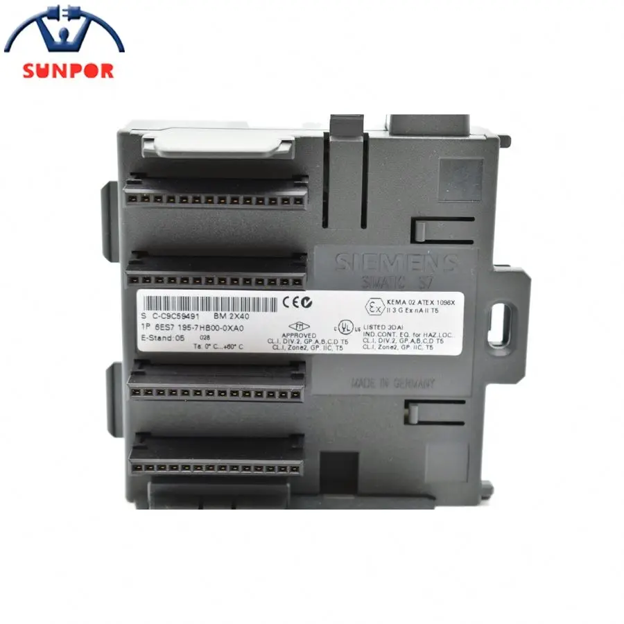 Оригинальный PLC оригинальный 6ES7 195-7HB00-0XA0 контроллер шина модуль Simatic ET200