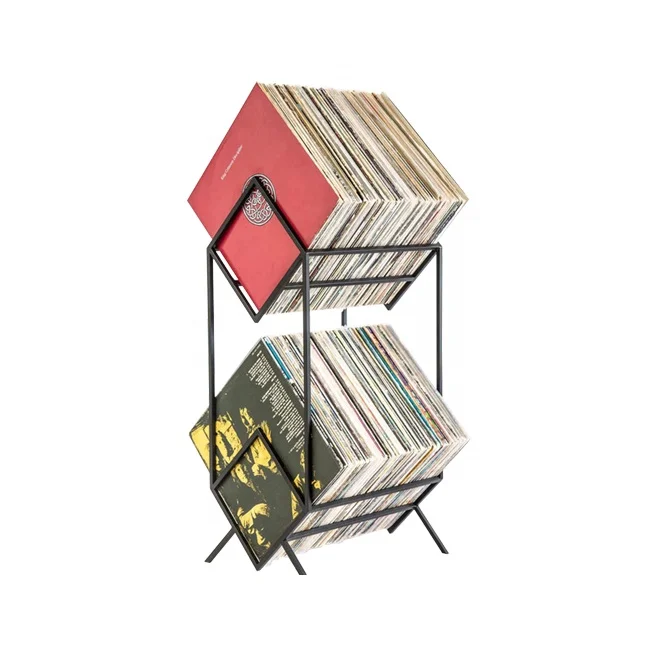 Metal Vinyl Record Display Stand Album Stand Vinyl Record Holder