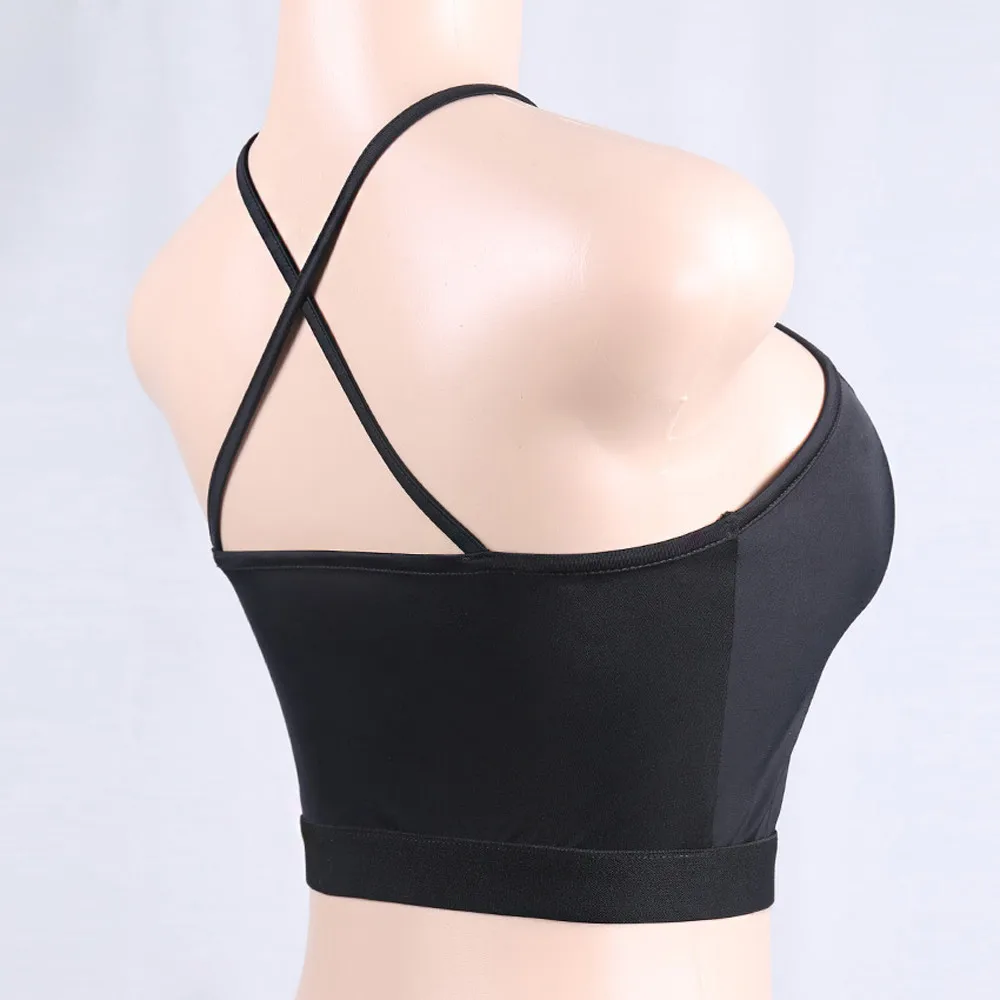 2019 Sports Yoga Bra Summer Women Tank Top Sleeveless Yoga Sport Crop Tops Shirt Mesh Breathable Perspective Sexy Sports Vest