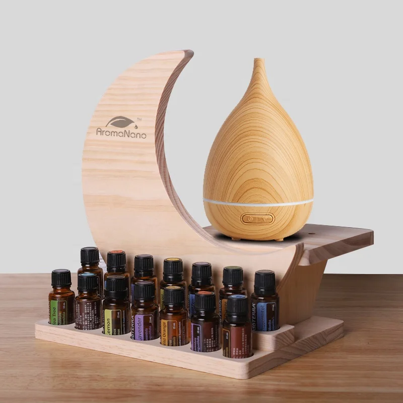 Подставка для аромадиффузора AromaNano New Moon деревянная витрина масла подарок полка хранения лака ногтей эфирных