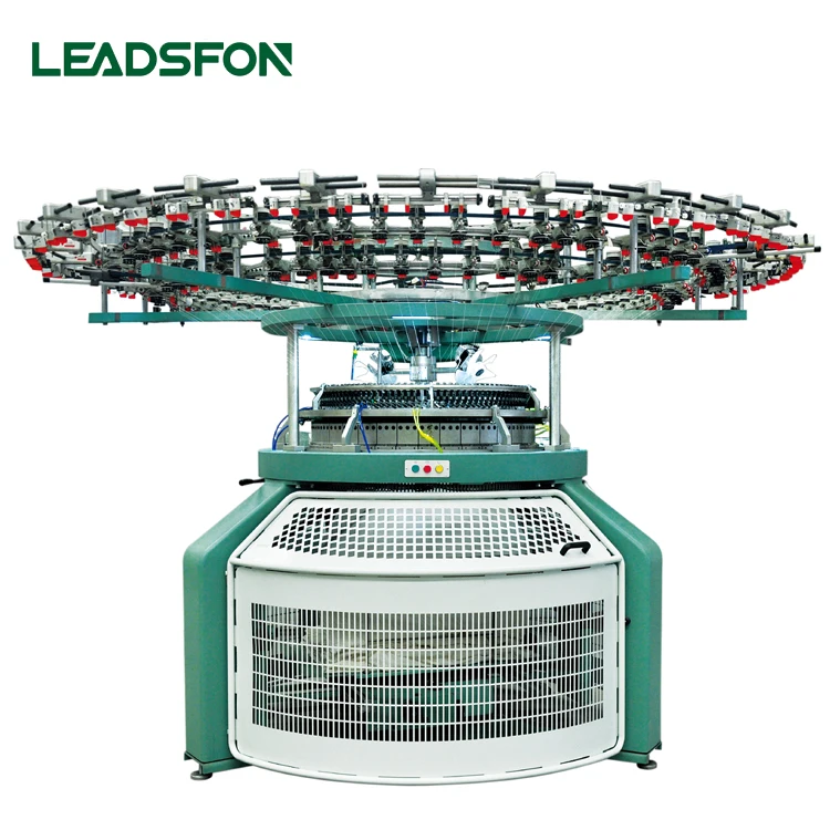 Leadsfon recruit regional agent Three Thread Fleece Fabric Single Jersey Circular Knitting Machine