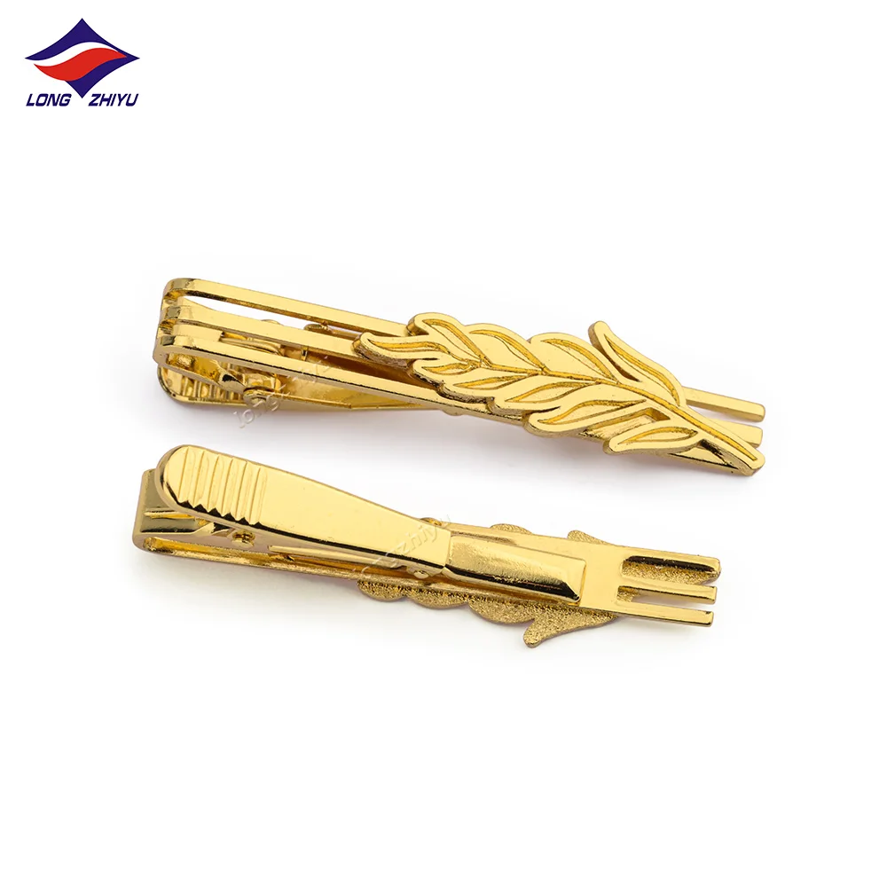 Longzhiyu metal tie pin factory cheap custom zinc alloy enamel tie clipe wholesale high quality die cast cuff-link