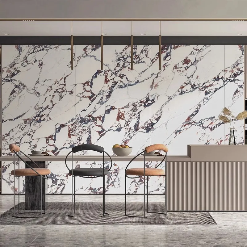 Italian Calacatta Viola Natural 100% Marble Tile Purple with White and Purple Low Price 1-Year Warranty-Calcutta Viola