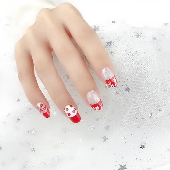 Модные наклейки для ногтей на заказ, наклейки для ногтей