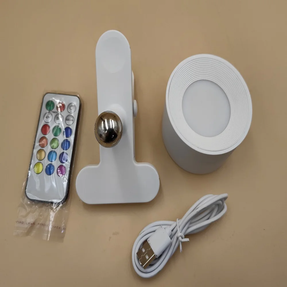 Book Light Mini Book Lamp ABS 3-Level White touch control Flexible Easy Clip Lamp Read Night Reading Lamp