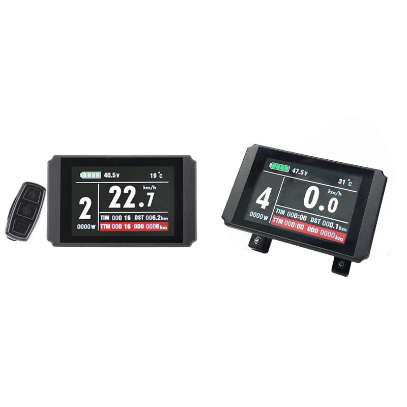 Новый дизайн мощный байк способный преодолевать Броды дисплей KT-LCD8H LCD8S цветной экран 36v 48v 52v Запчасти