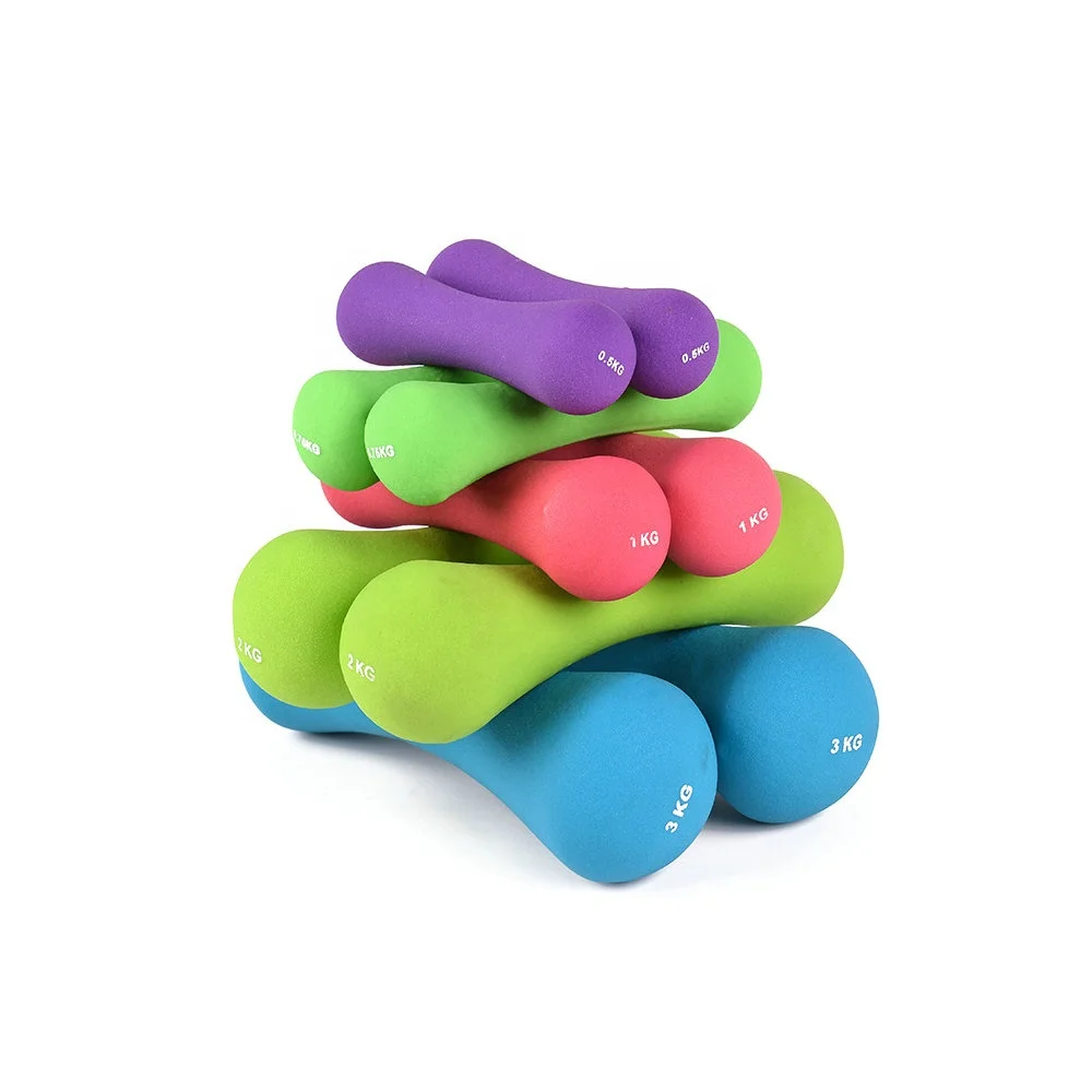 Reapbarbell Fashionable cheapest neoprene coated hexagon dumbbells