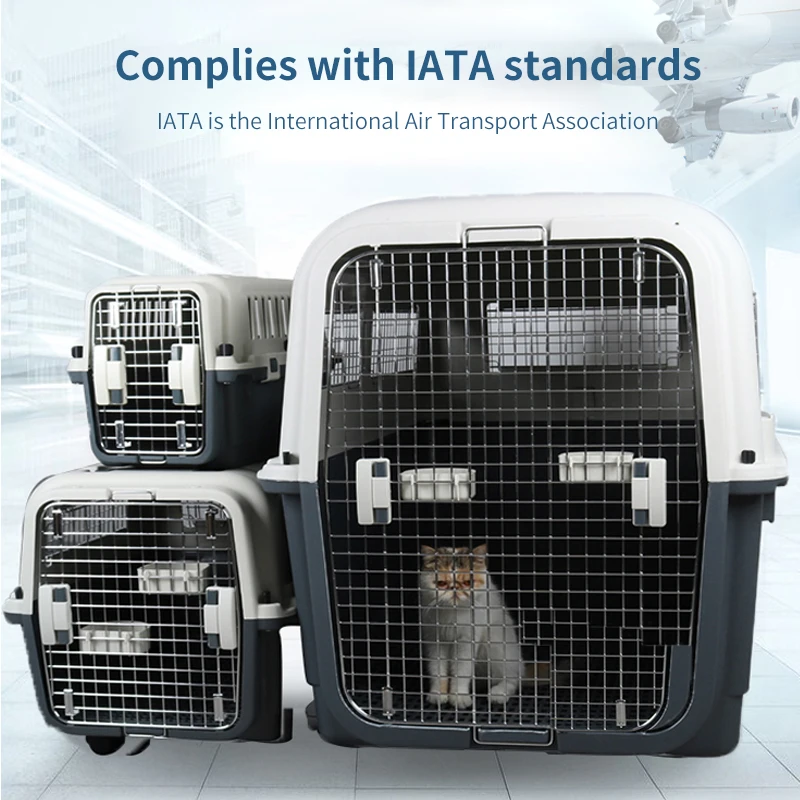 Best Selling Small Animal Dog Travel Carrier Cage Small Flight Plastic Pet Carrier big dog cages for sale outdoor