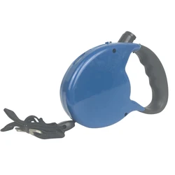 Waterproof automatic Custom Logo LED light high quality pet leash with waste bag dispenser