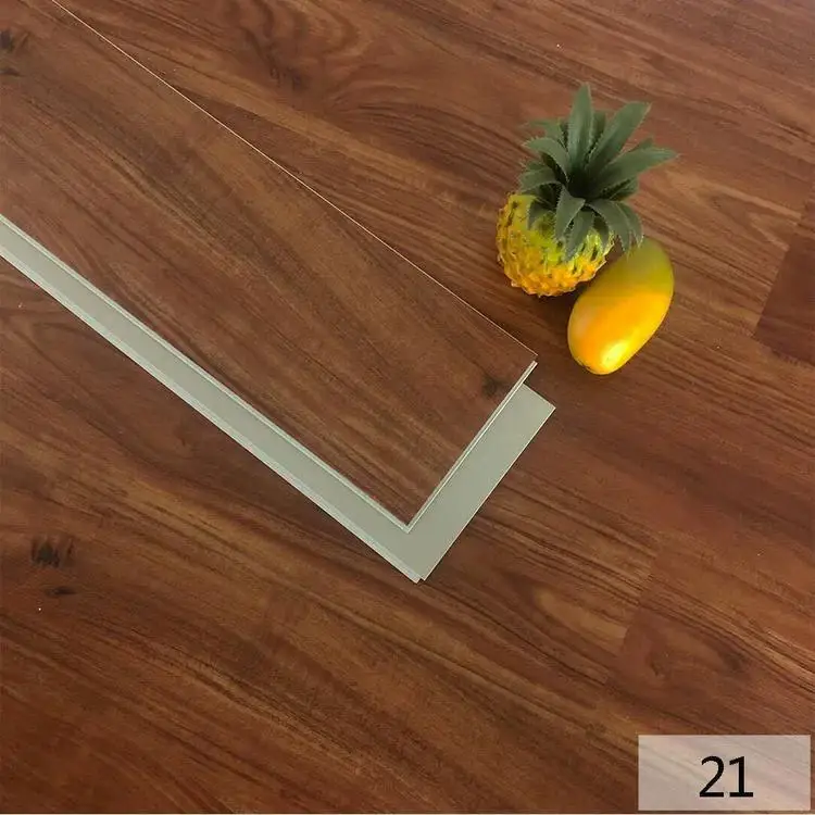 Fireproof waterproof thickness Hybrid Click Lock Lvt Pvc Material Rigid Core Luxury Spc Vinyl Flooring With Attached Foam