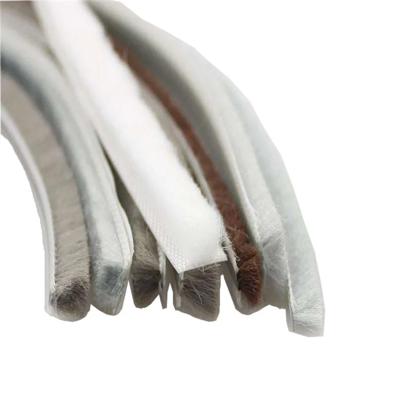 Wool Pile Weather Strip Brush Window Sealing Stripping for doors and windows