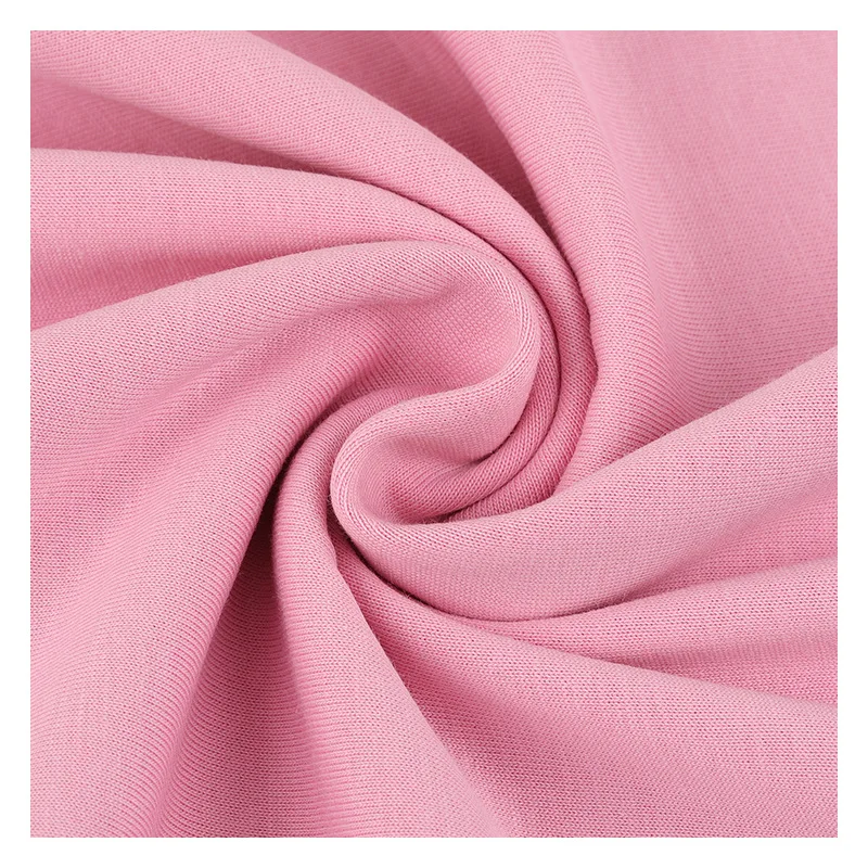 wholesale soft custom printed minky dot fabric for recycled polyester fabric knit cotton fabric cotton stretch swaddle Jersey fa