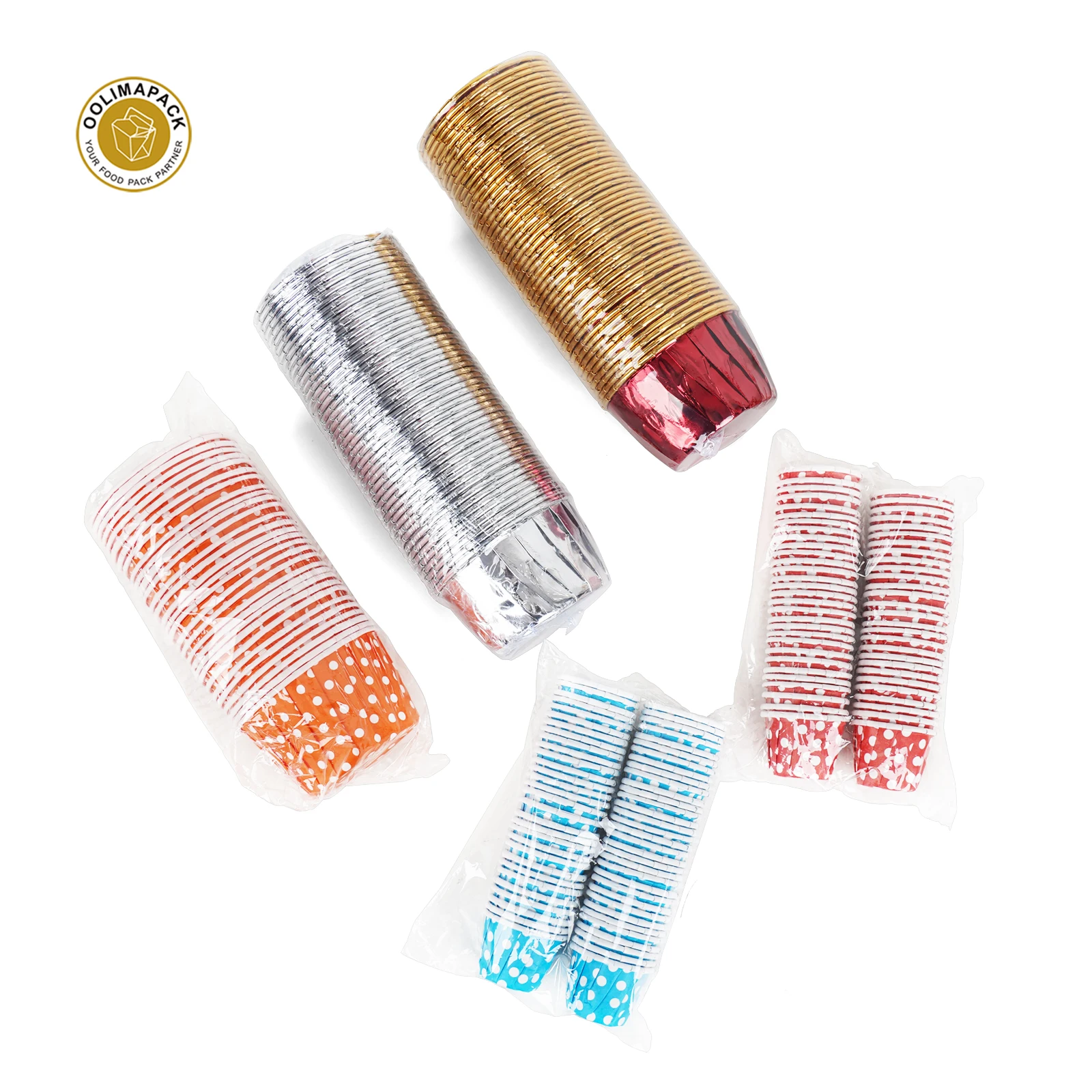 OOLIMA Disposable Paper Sauce Cup 1oz tomato sauce paper cup packing machine