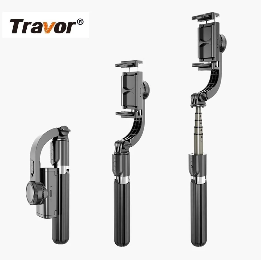  Travor экшн-камеры Go Pro для мобильного телефона камеры мобильный ручной монопод селфи смартфона подставкой 3-осевой карманный карданный стабилизатор