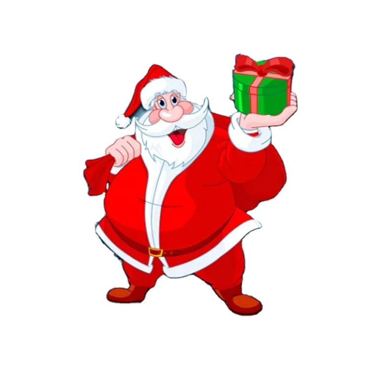 
Christmas decorations and gifts for the elderly with PP corrugated board inserted in the yard 