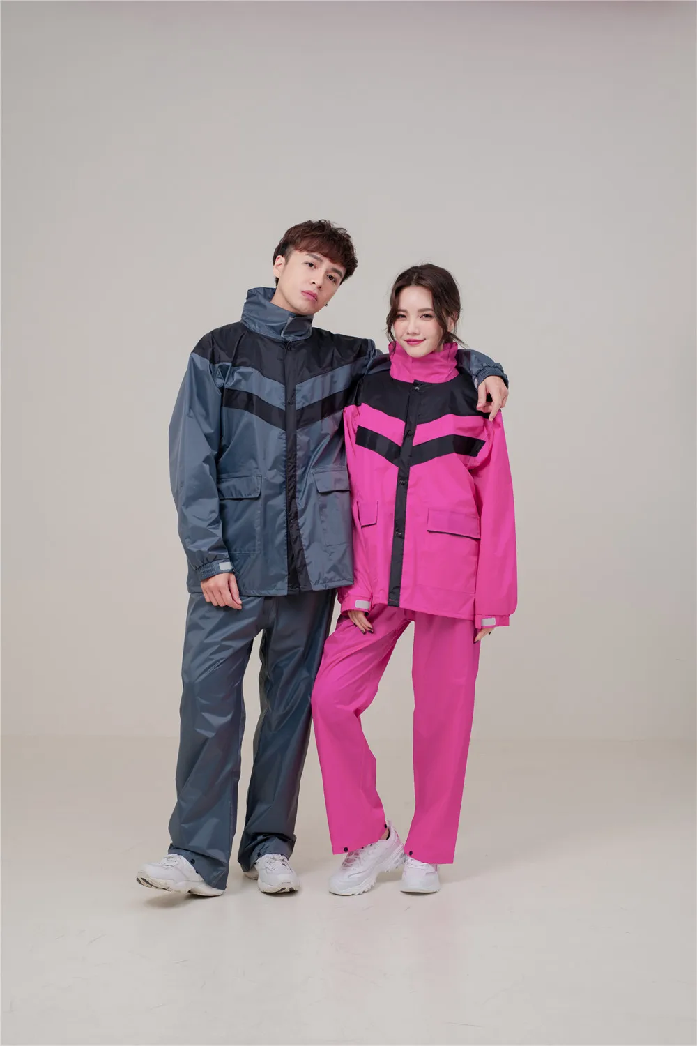 
Polyester water proof rain coat rain suit poncho for adults 