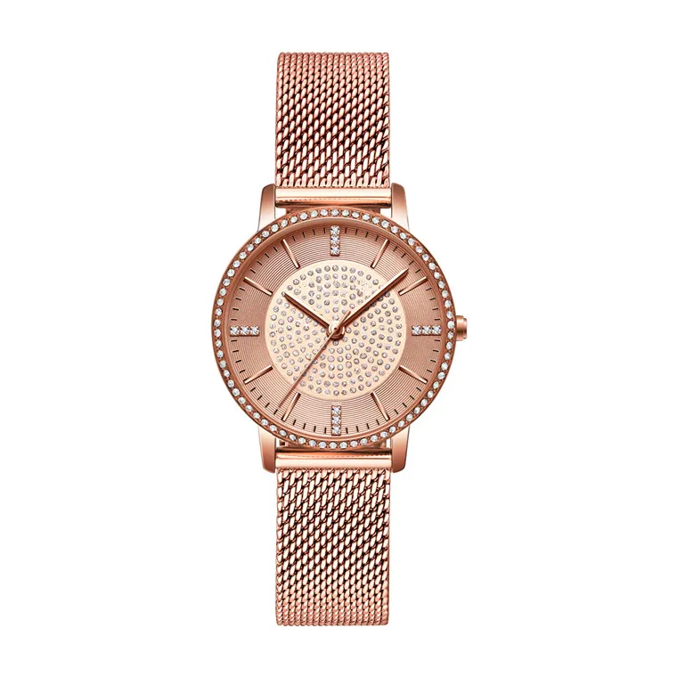 Wholesale Fashion Watches with Stainless Steel Top Brand Luxury Business diamond watch women luxury