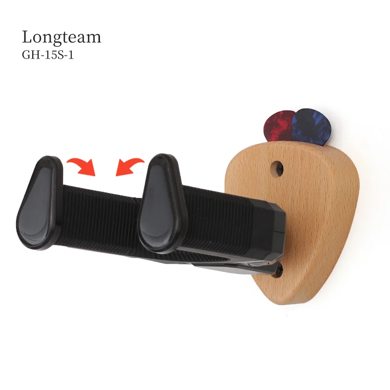 Auto Lock Guitar Wall Mount With Picks Holder Classical Guitar Wall Hook Electric Guitar Hanger