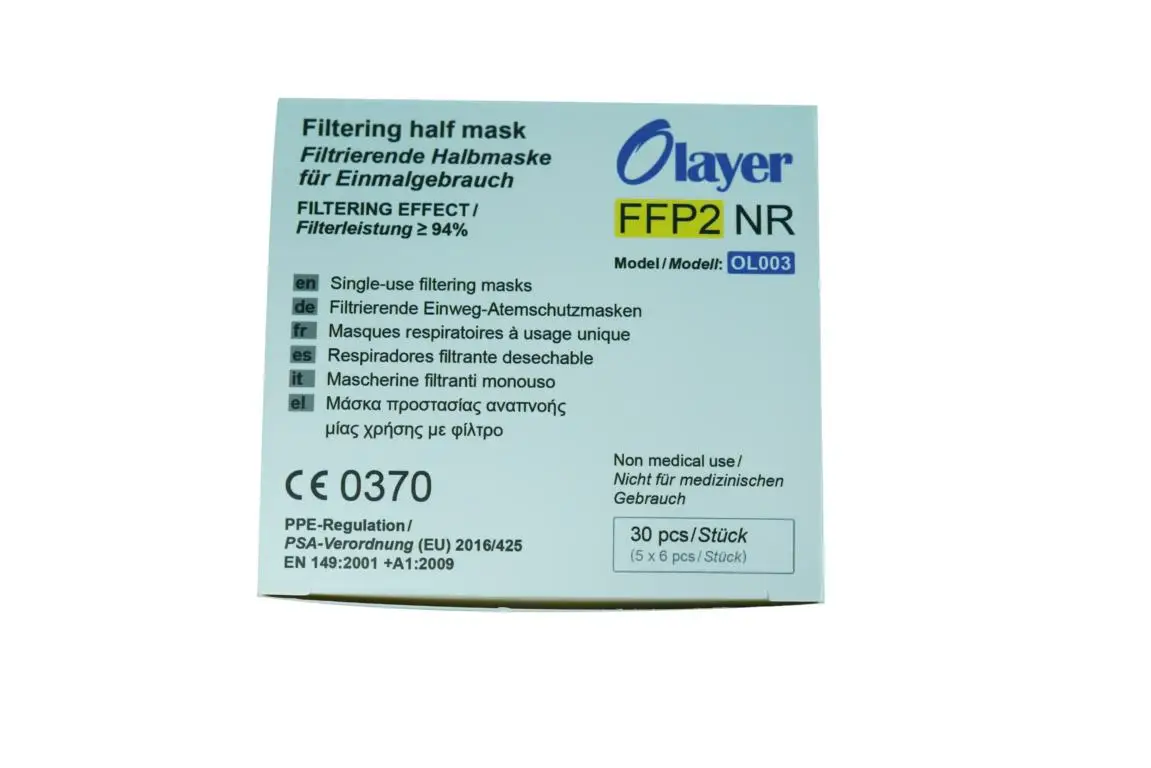 custom packing Top Quality Breathable FFP2 Mouth Face Mask White For Outside PM2.5 dust fish design kf94 type of FFP2