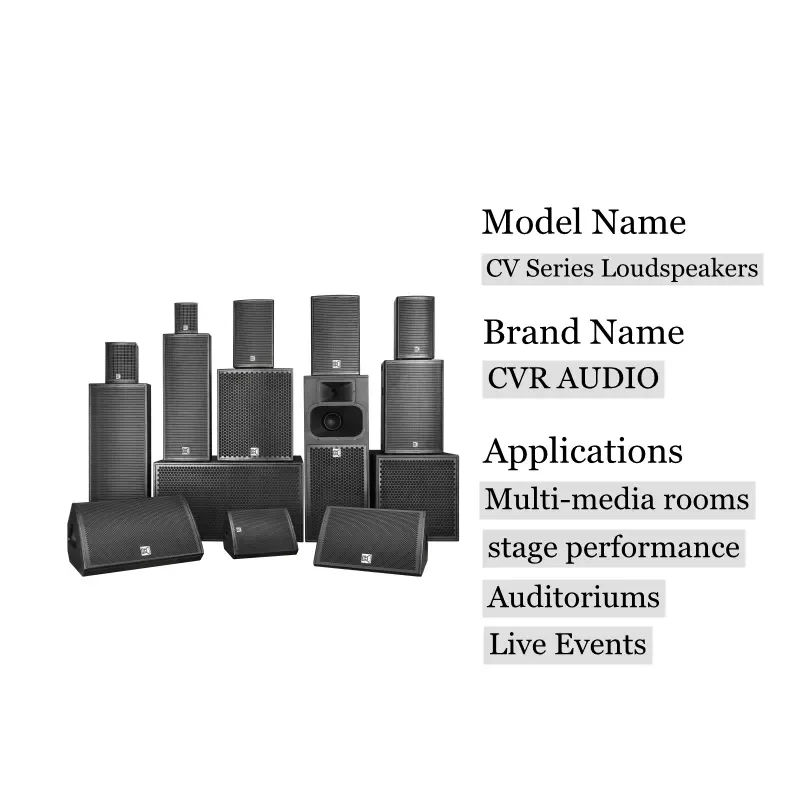 acoustic horn speaker box two way full range music speaker kudo