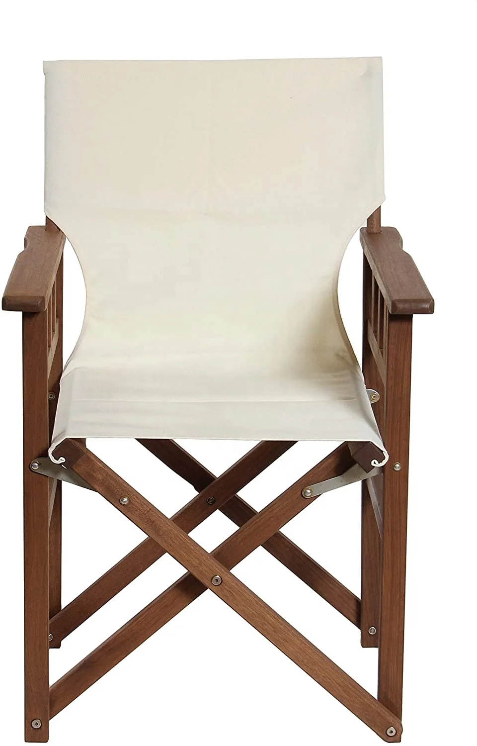 HE-399,Customized Size and Colour RPET Fabric Eco-Friendly Wooden Folding Director Chairs Can be Customized