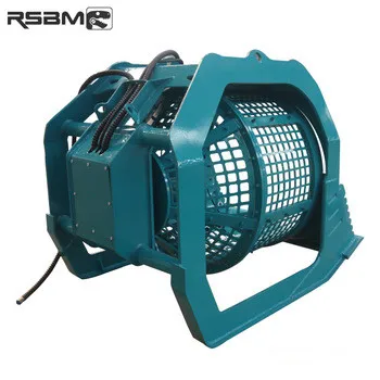 mini excavator screening bucket with rotating sieve
