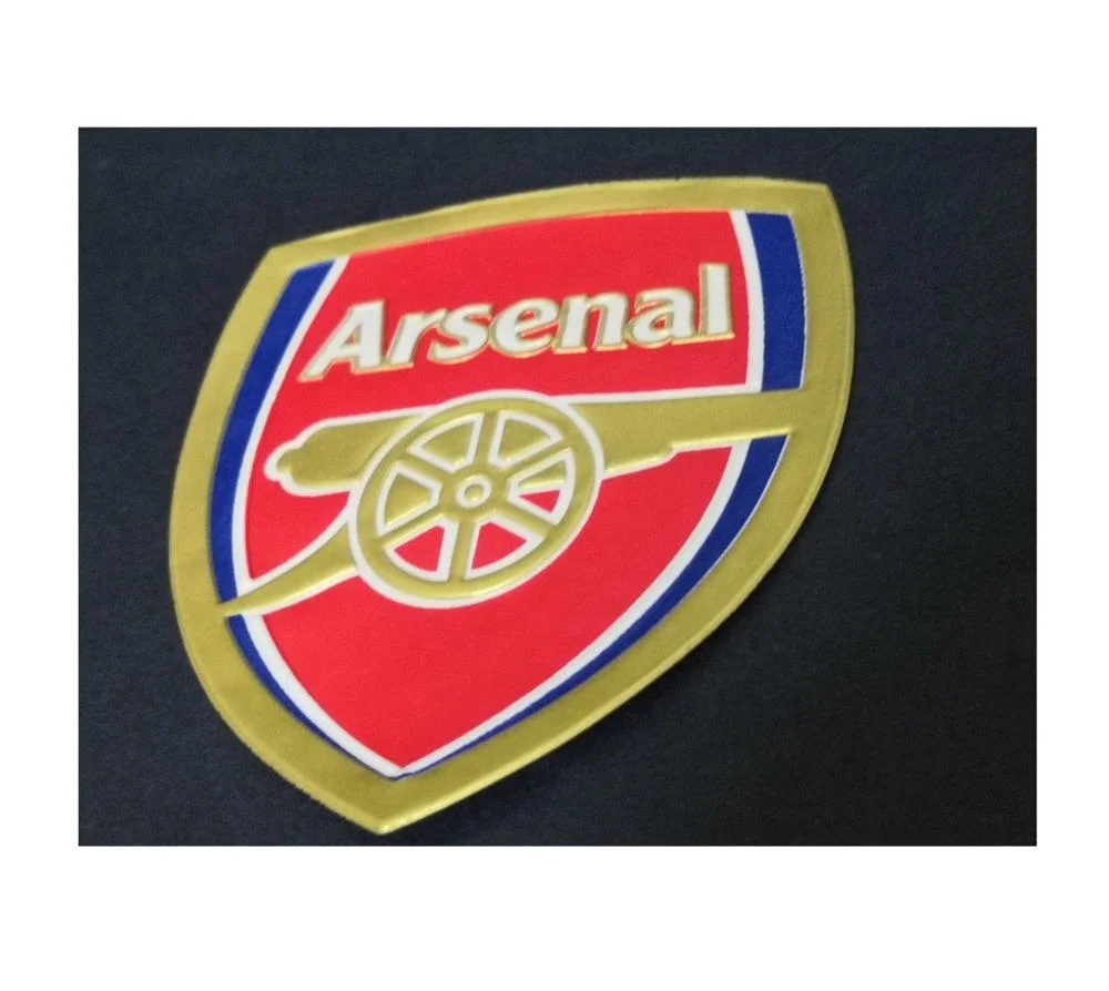 wholesale raised rubber heat transfer 3d silicone label for clothing