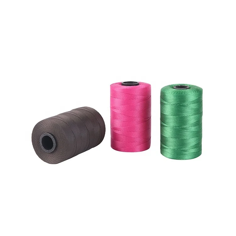 Thread Sustainable Hand Waxed Braided Cruchet Thread For Knitting Embroidery