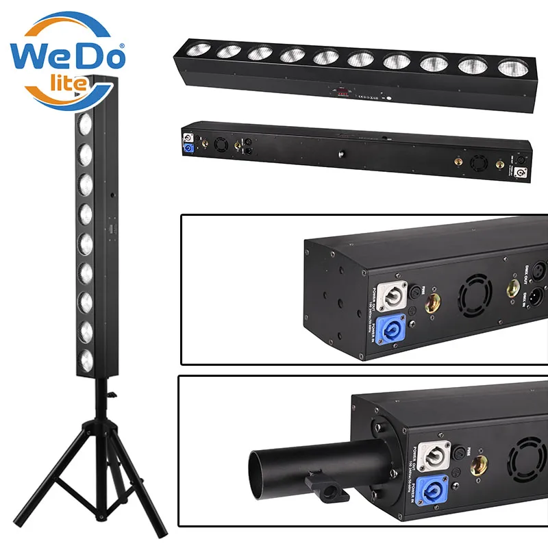 Stage Lights LED Warm White+Cold White Blinder Lights 10*24W DJ Disco Dmx LED Audience Blinder Light