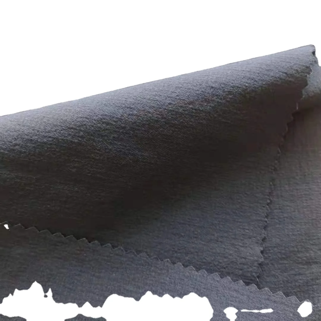 nylon spandex 4 way stretch wr anti static double lines ribstop out door sports wear fabric