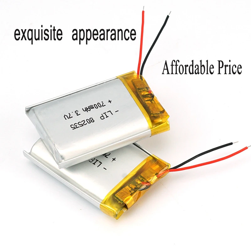 802535 702535 700mAh 600mah Battery rechargeable kc 3.7v Lipo battery lithium ion batteries for Dog trainer