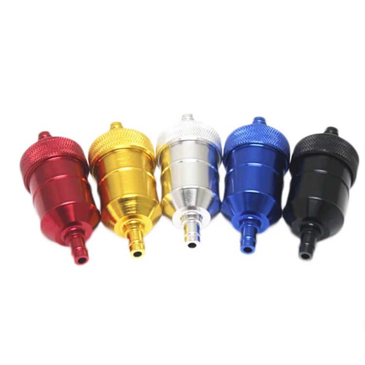 Aluminum alloy oil filter modified electric motorcycle spare parts gasoline filter